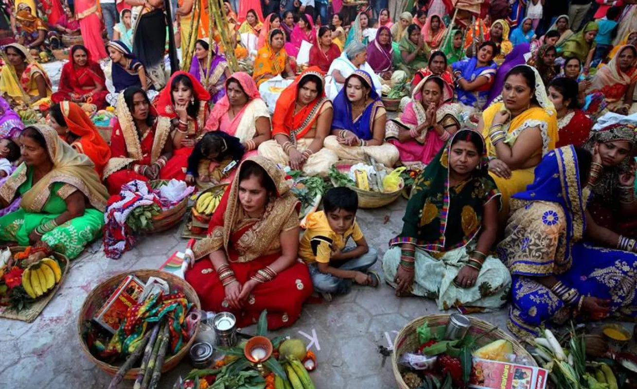 Festival Chhath en Calcuta