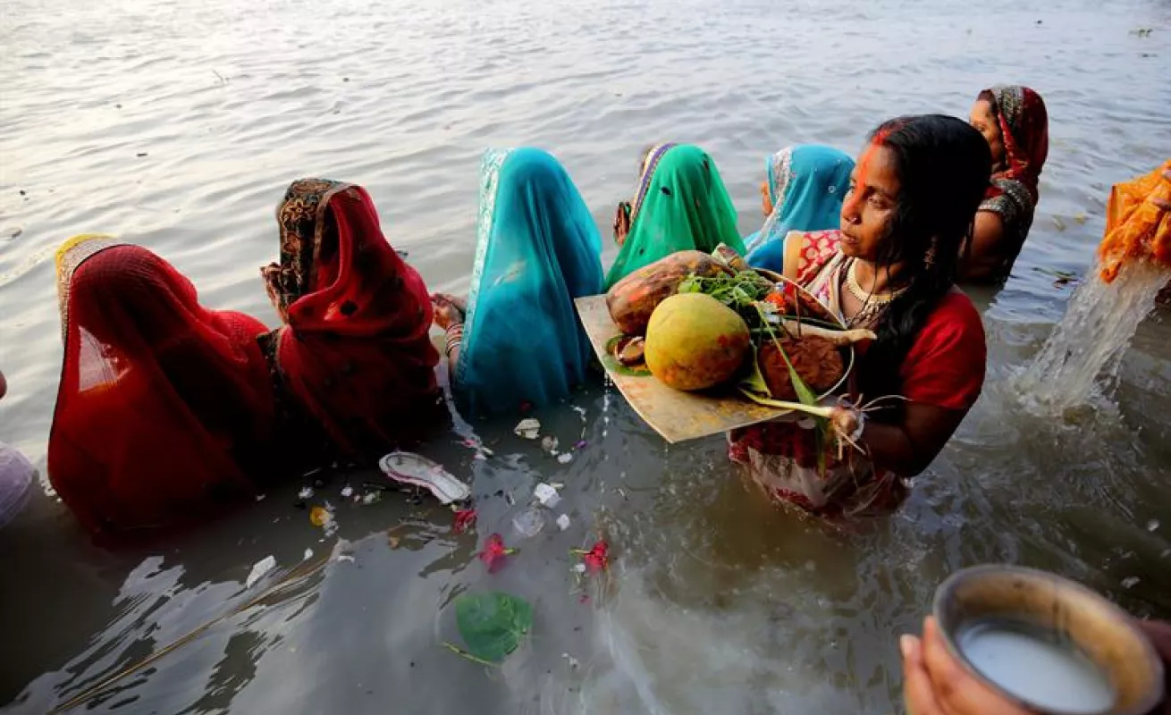 Festival Chhath en Calcuta