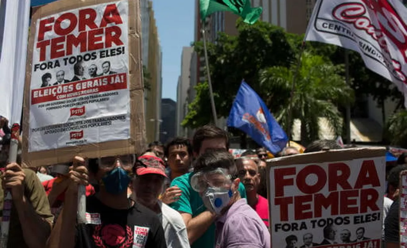 Cruenta protesta en Brasil contra medidas de austeridad
