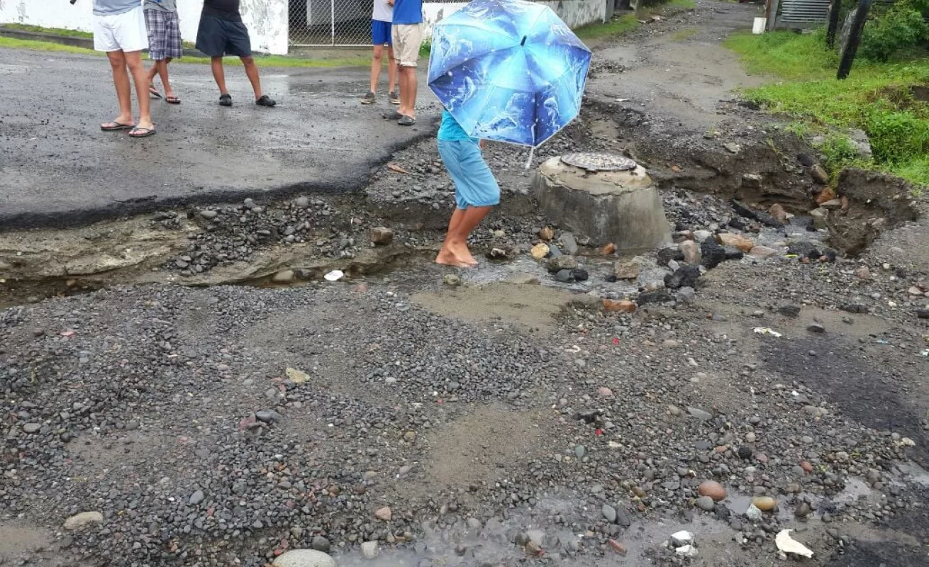 Mal tiempo azota a Panamá