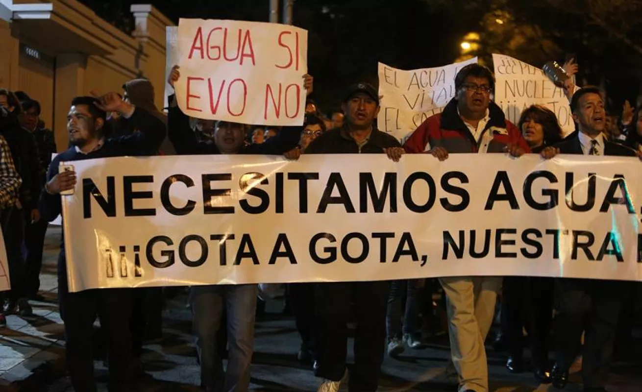 Piden agua a la madre Tierra