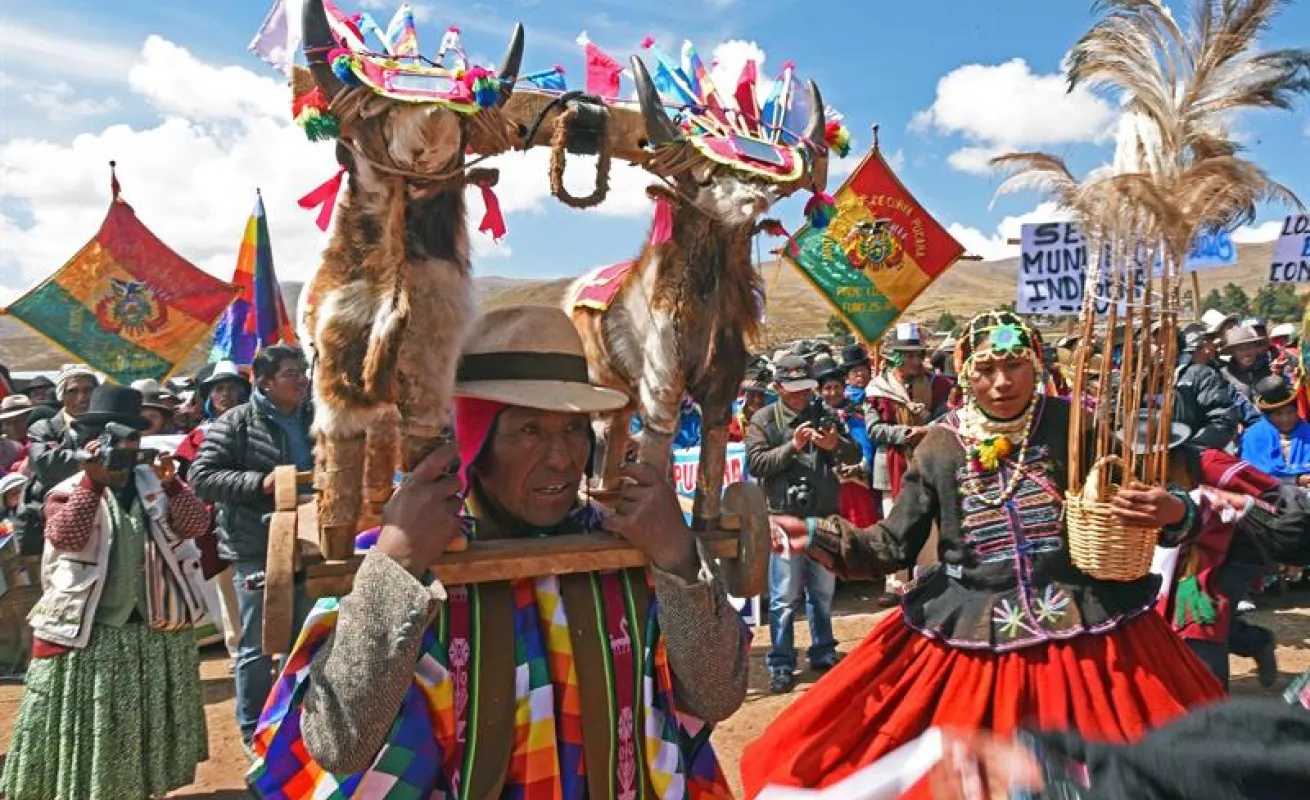 Piden agua a la madre Tierra