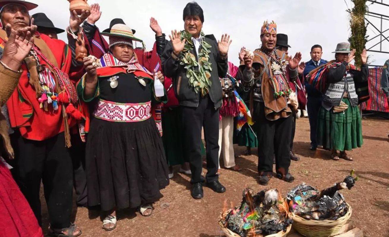 Piden agua a la madre Tierra