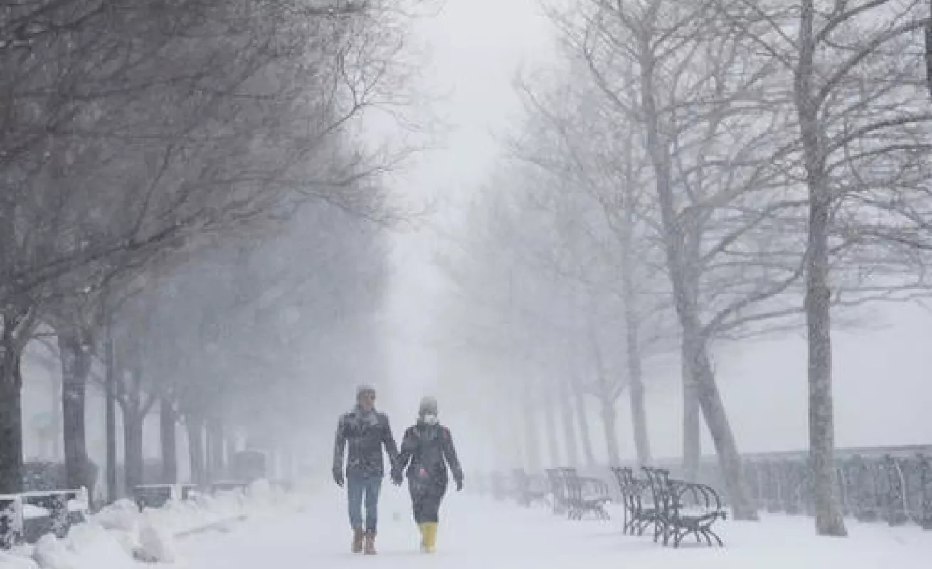 #GaleriaCri Nieve cubre Nueva York