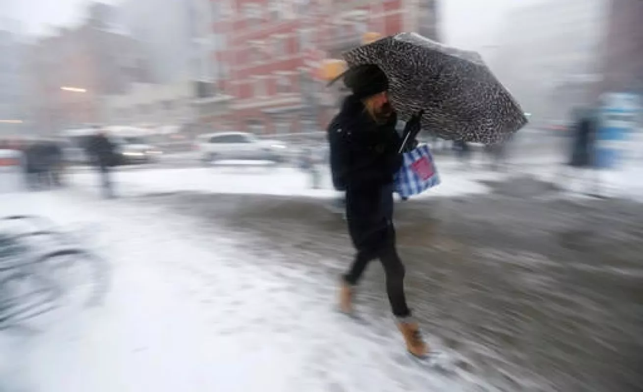 #GaleriaCri Nieve cubre Nueva York