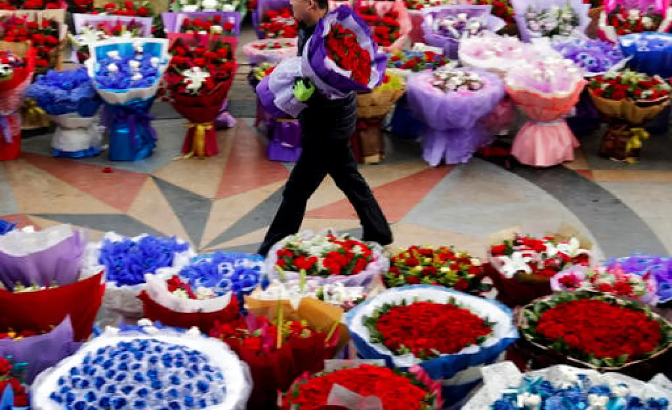 #GaleriaCri Flores y globos en San Valentín