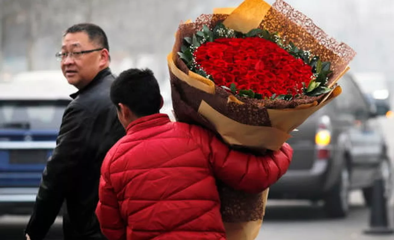 #GaleriaCri Flores y globos en San Valentín