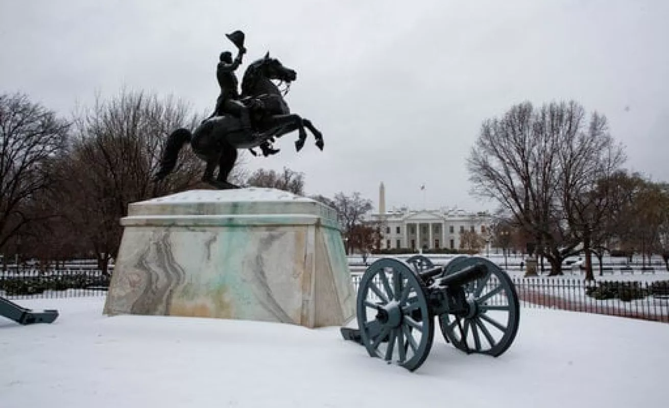#GaleriaCri Stella cubre a Washington de blanco