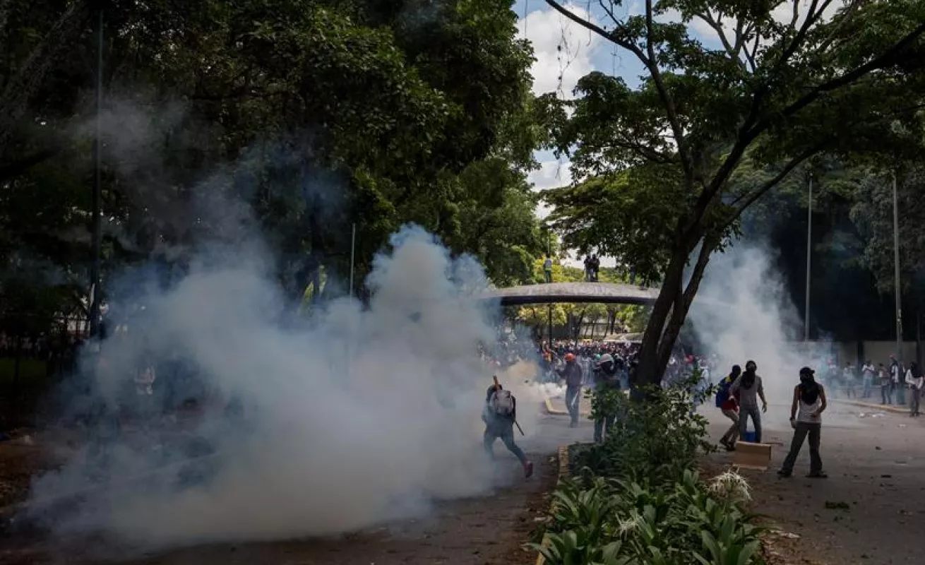 #GaleriaCri Violenta represión contra marcha opositora en Caracas