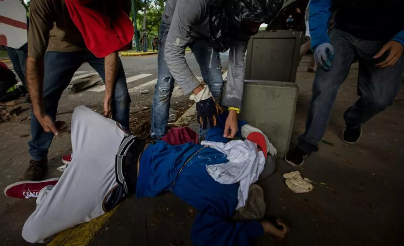#GaleriaCri Violenta represión contra marcha opositora en Caracas