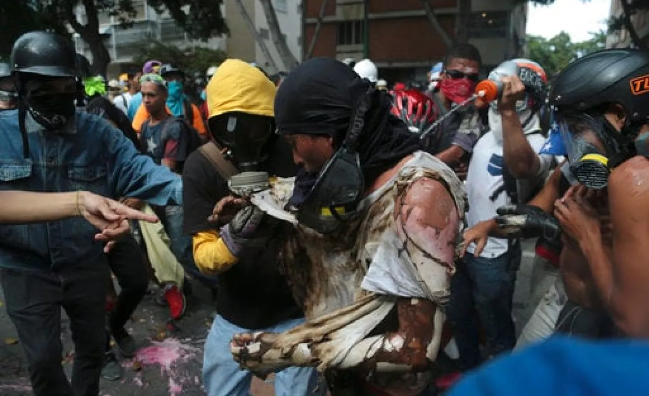 #GaleriaCri Violenta represión contra marcha opositora en Caracas