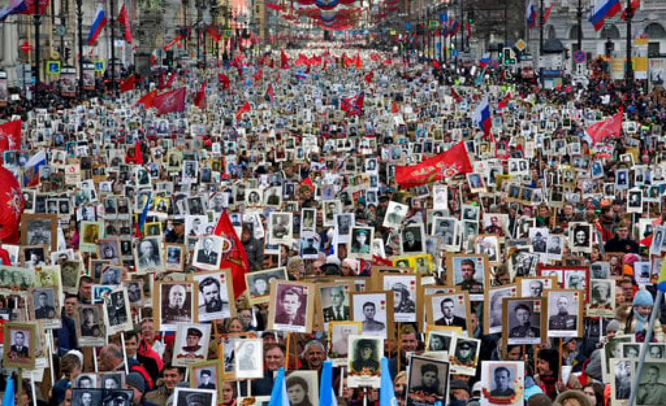 Rusia celebra el 72 aniversario de la derrota de los nazis en la Segunda Guerra Mundial 