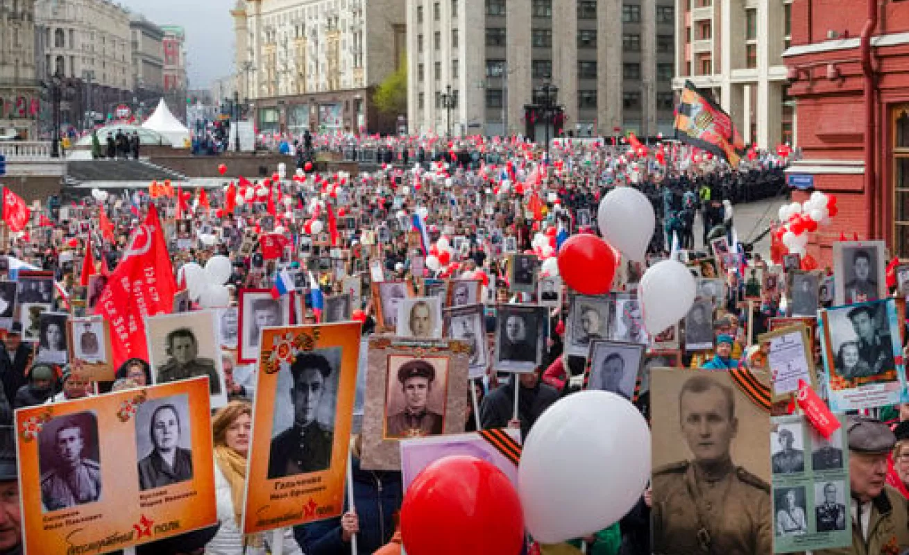 Rusia celebra el 72 aniversario de la derrota de los nazis en la Segunda Guerra Mundial 