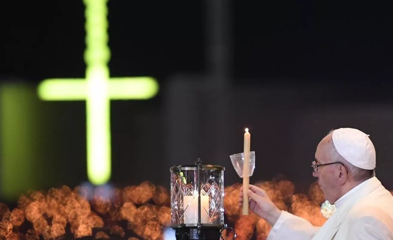 #GaleriaCri Procesión de velas en el Santuario de Fátima