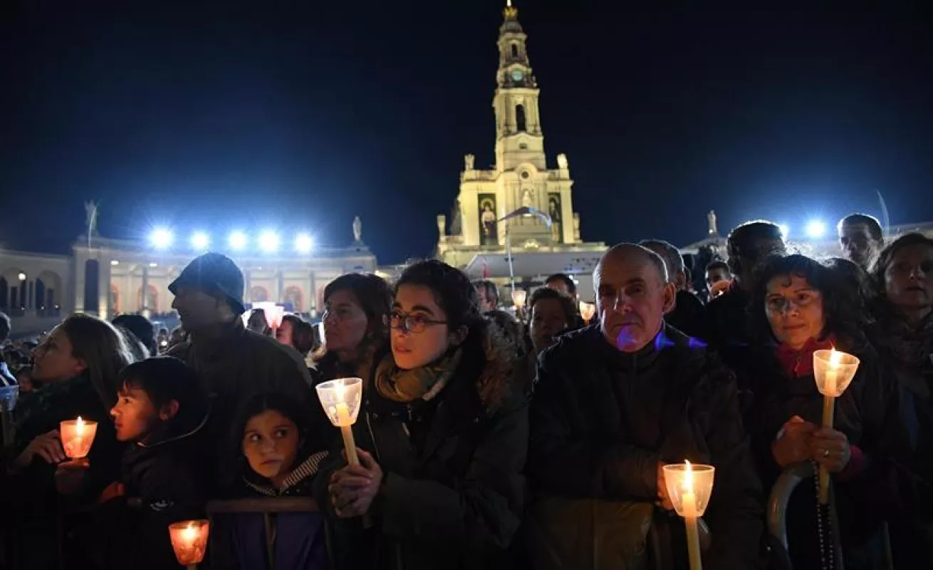 #GaleriaCri Procesión de velas en el Santuario de Fátima