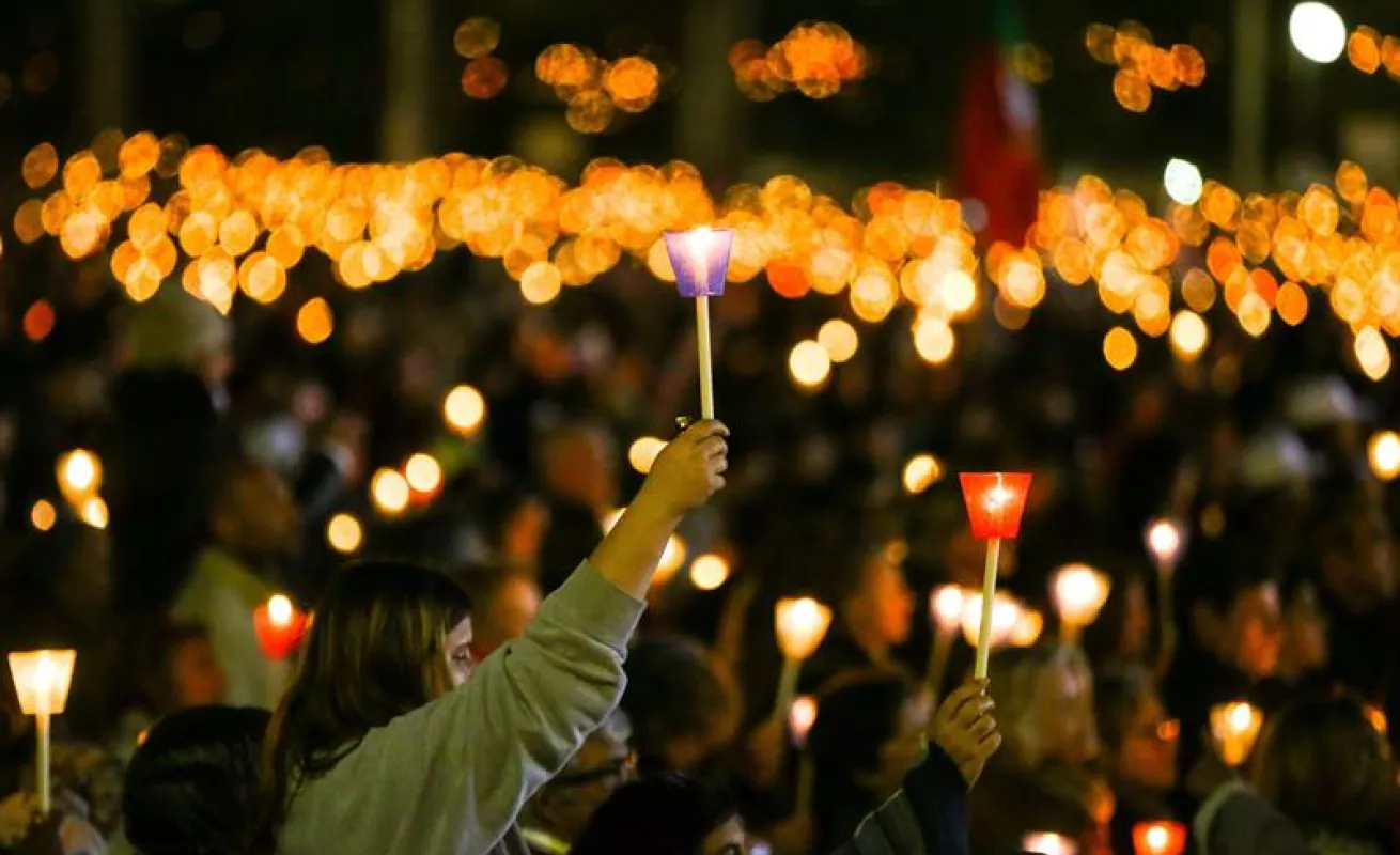 #GaleriaCri Procesión de velas en el Santuario de Fátima