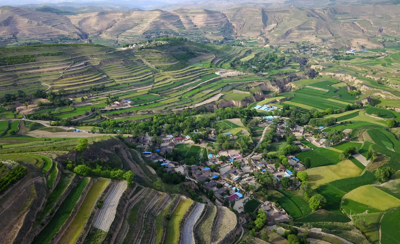 #GaleriaCri Lindo paisaje de Zhagana, Gansu