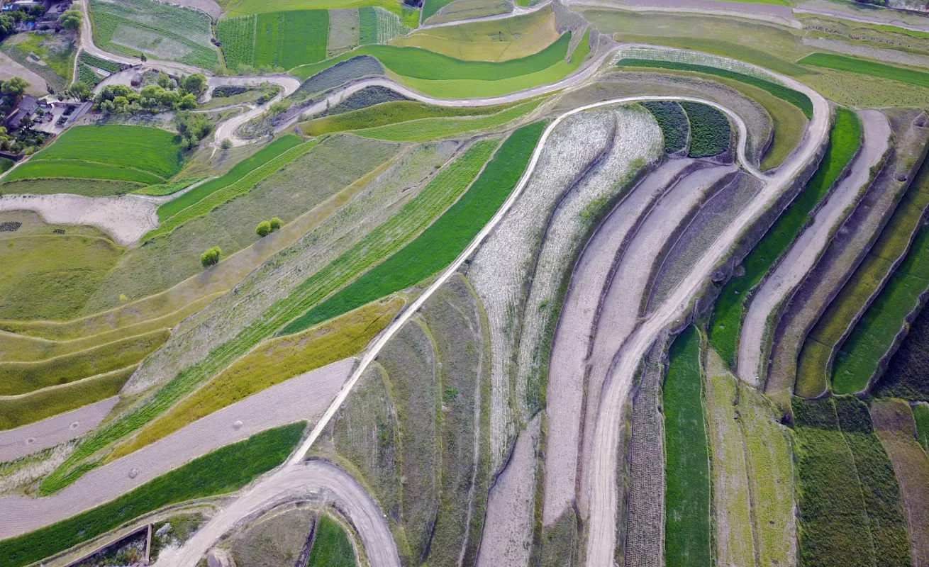 #GaleriaCri Lindo paisaje de Zhagana, Gansu