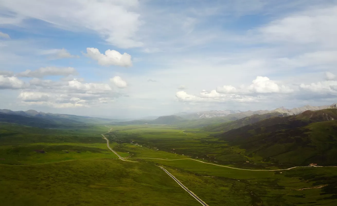 #GaleriaCri Lindo paisaje de Zhagana, Gansu