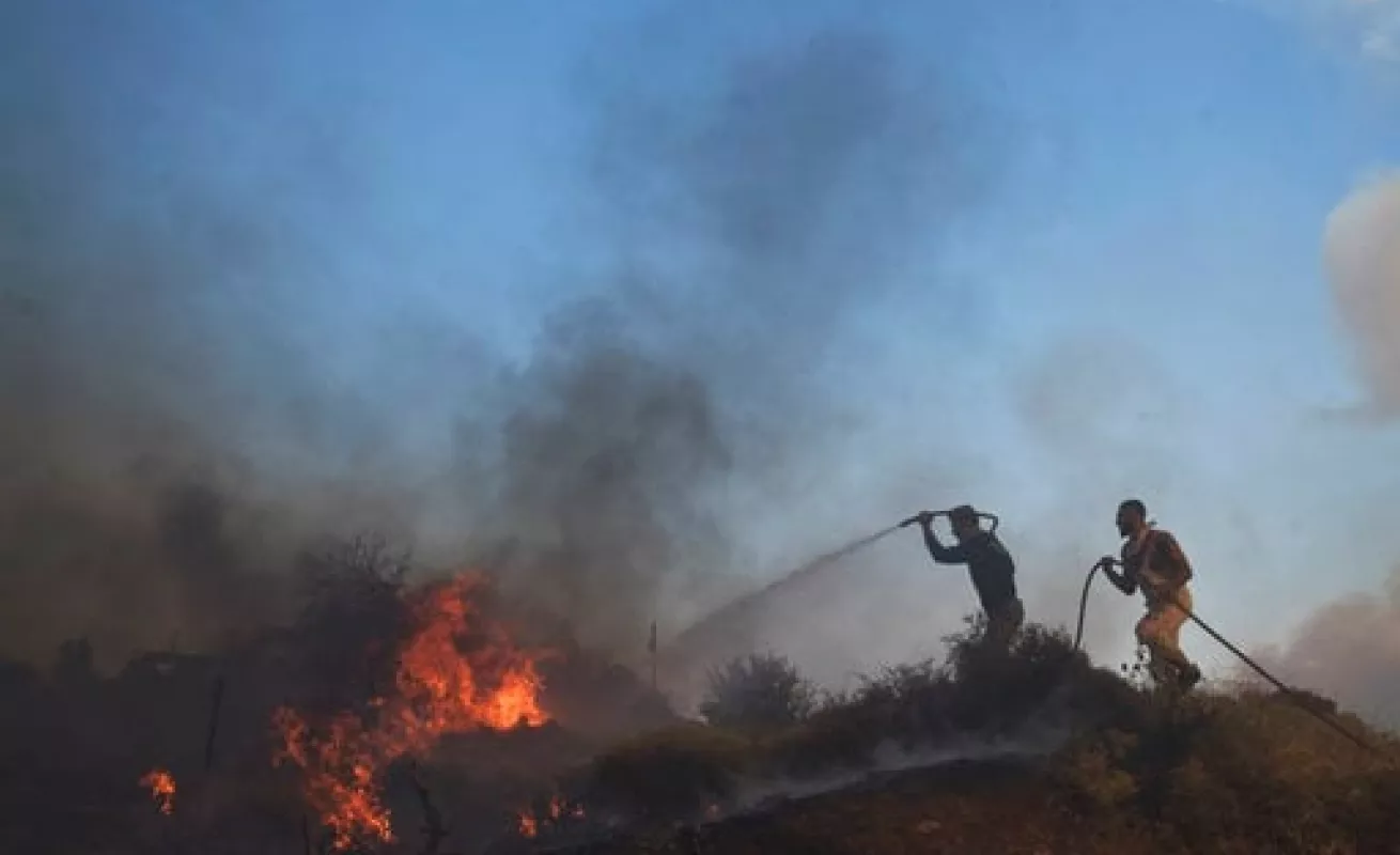 #GaleriaCri Incendios forestales en Atenas