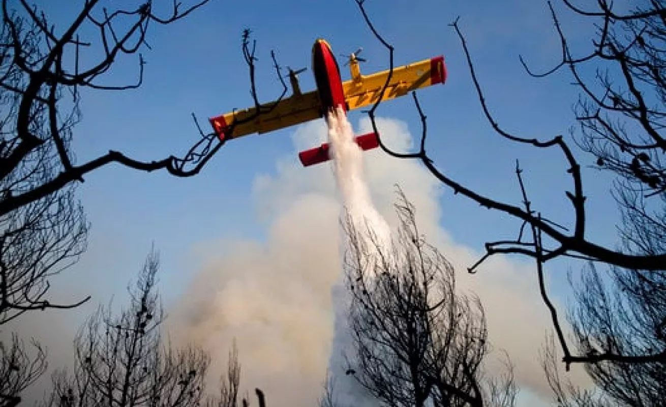#GaleriaCri Incendios forestales en Atenas