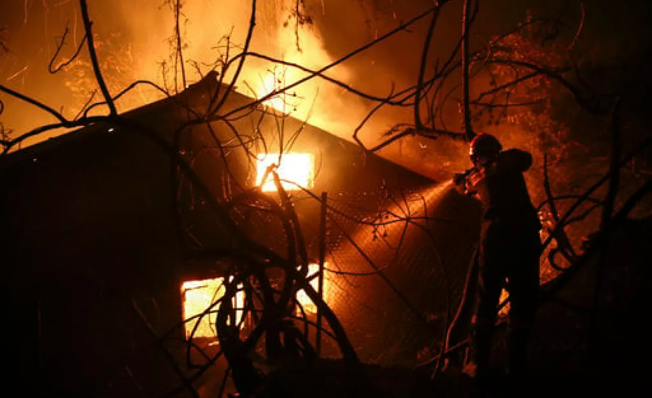 #GaleriaCri Incendios forestales en Atenas