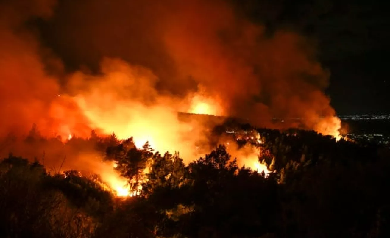 #GaleriaCri Incendios forestales en Atenas