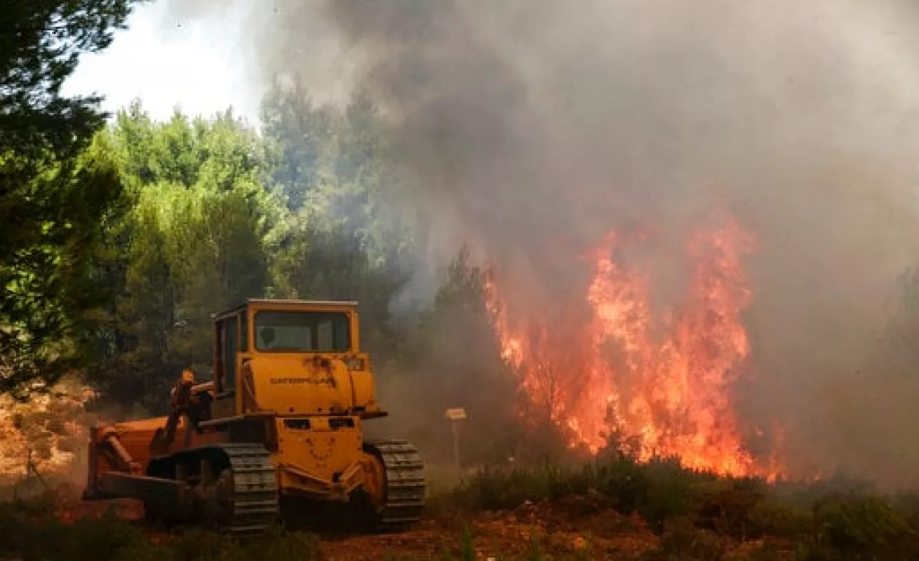 #GaleriaCri Incendios forestales en Atenas