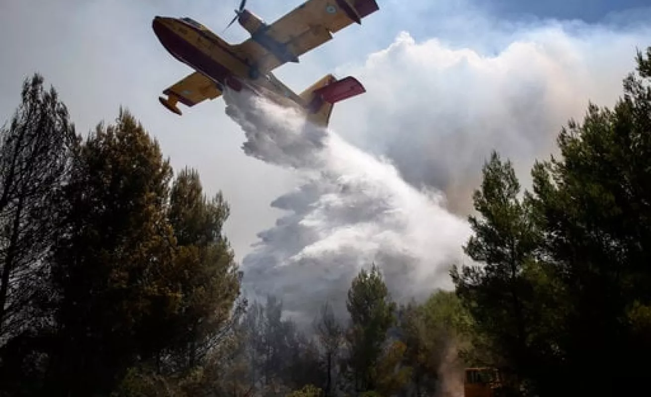 #GaleriaCri Incendios forestales en Atenas