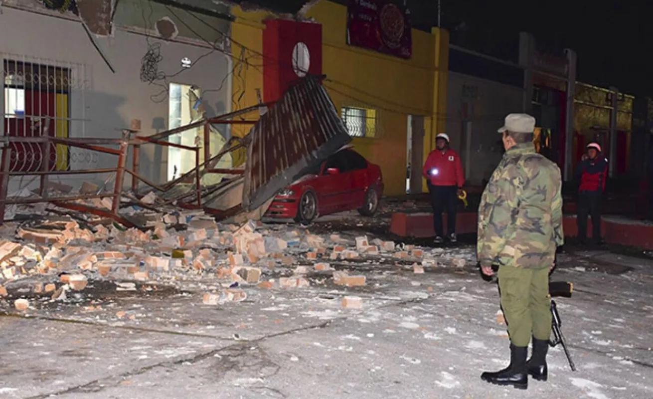 Las primeras imágenes tras terremoto en México 