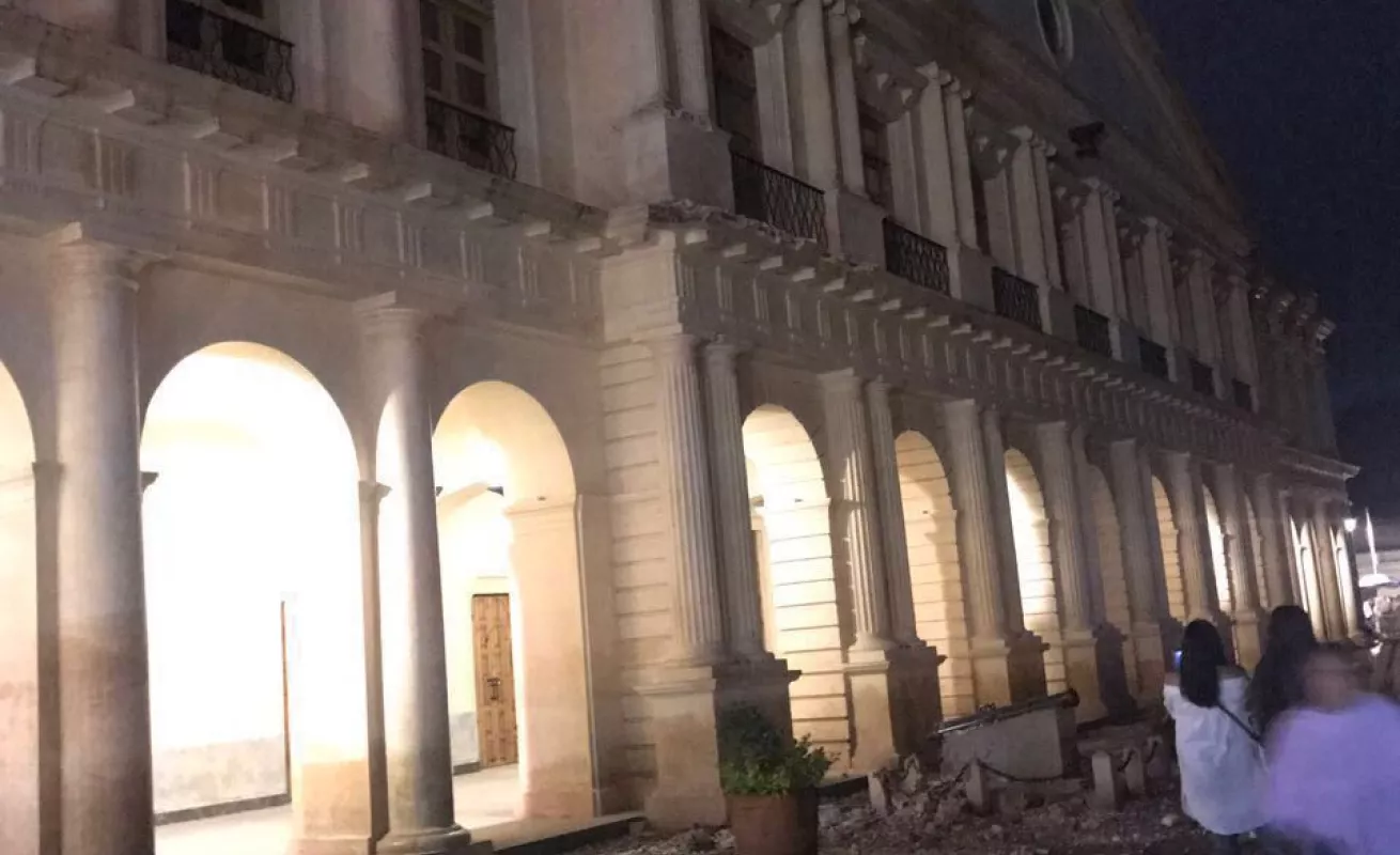 Las primeras imágenes tras terremoto en México 