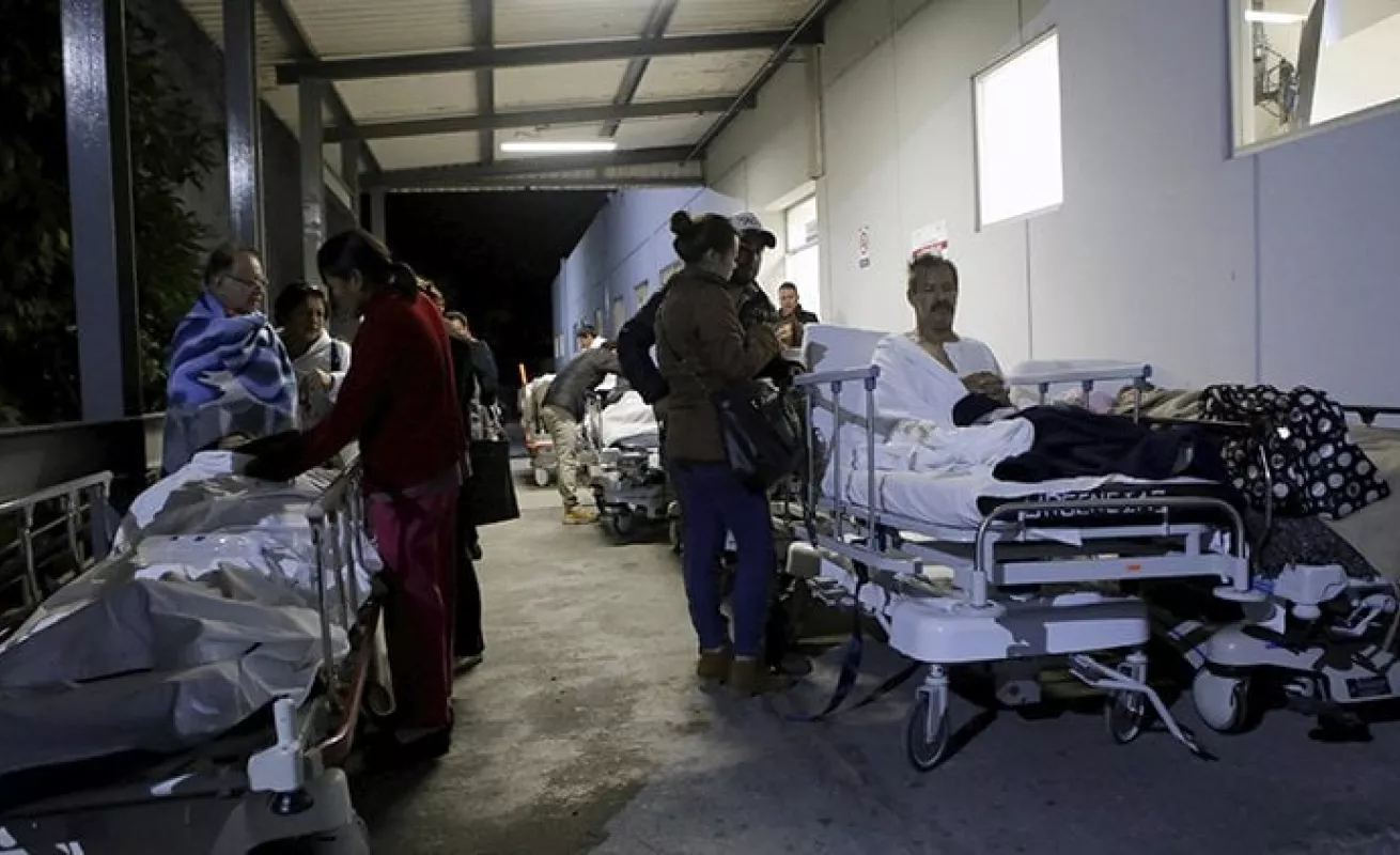 Las primeras imágenes tras terremoto en México 