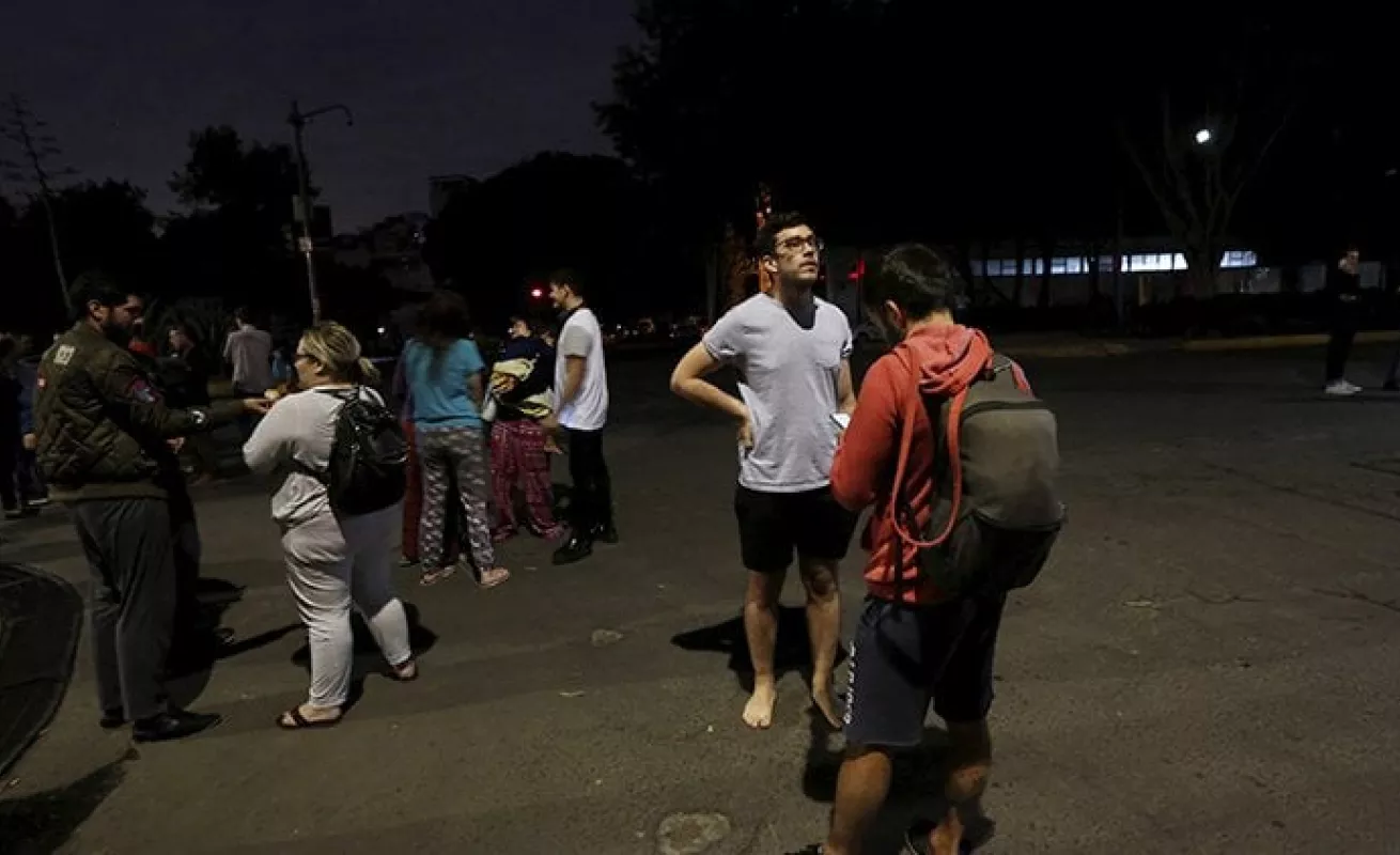 Las primeras imágenes tras terremoto en México 