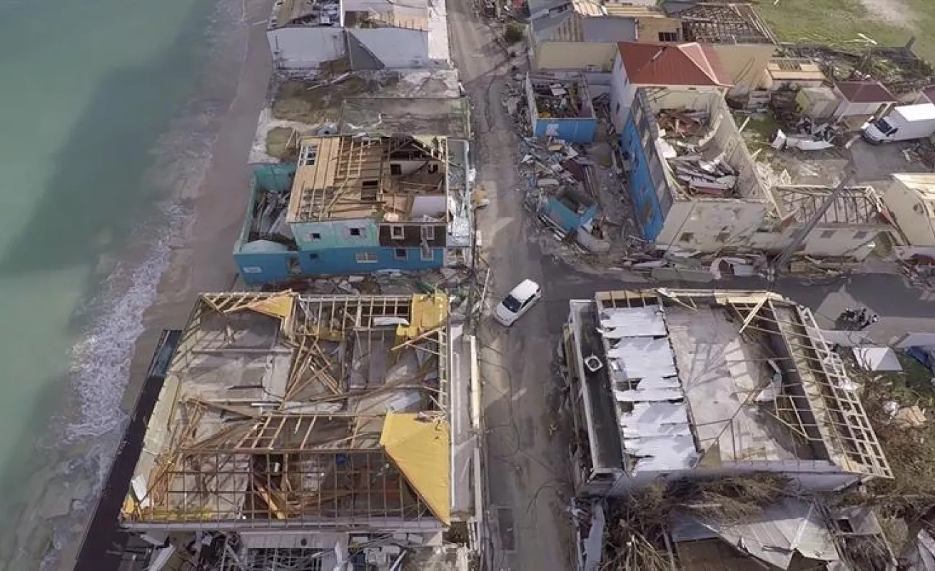 #GaleriaCri Devastación en isla San Martin por Irma