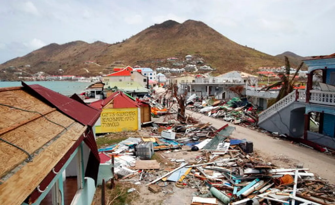 #GaleriaCri Devastación en isla San Martin por Irma