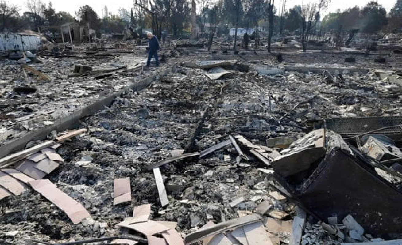 #GaleriaCri Impresionante devastación en California tras incendios