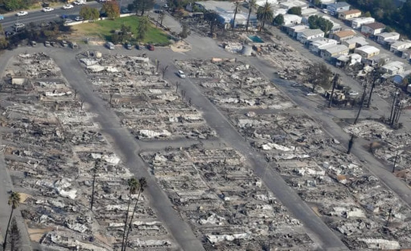 #GaleriaCri Impresionante devastación en California tras incendios