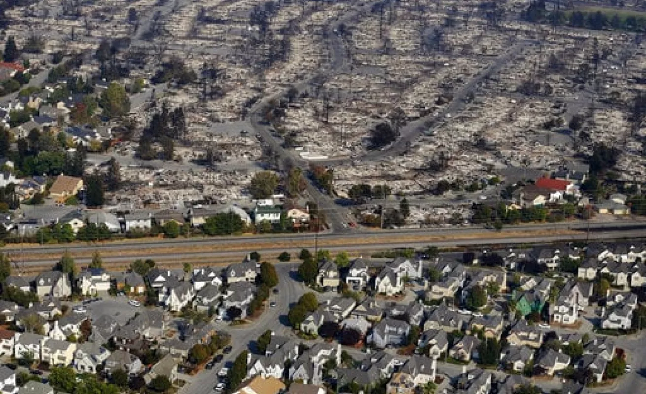 #GaleriaCri Impresionante devastación en California tras incendios