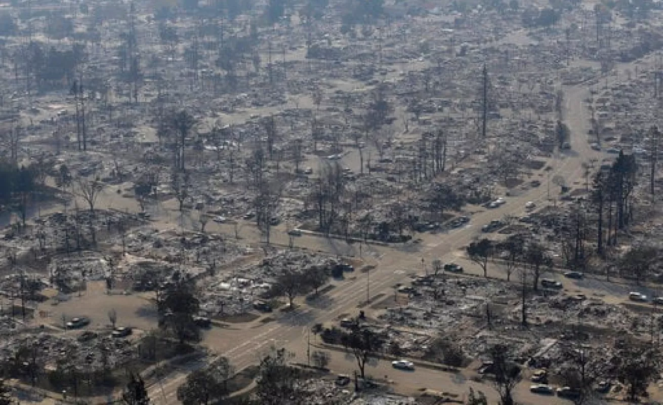 #GaleriaCri Impresionante devastación en California tras incendios