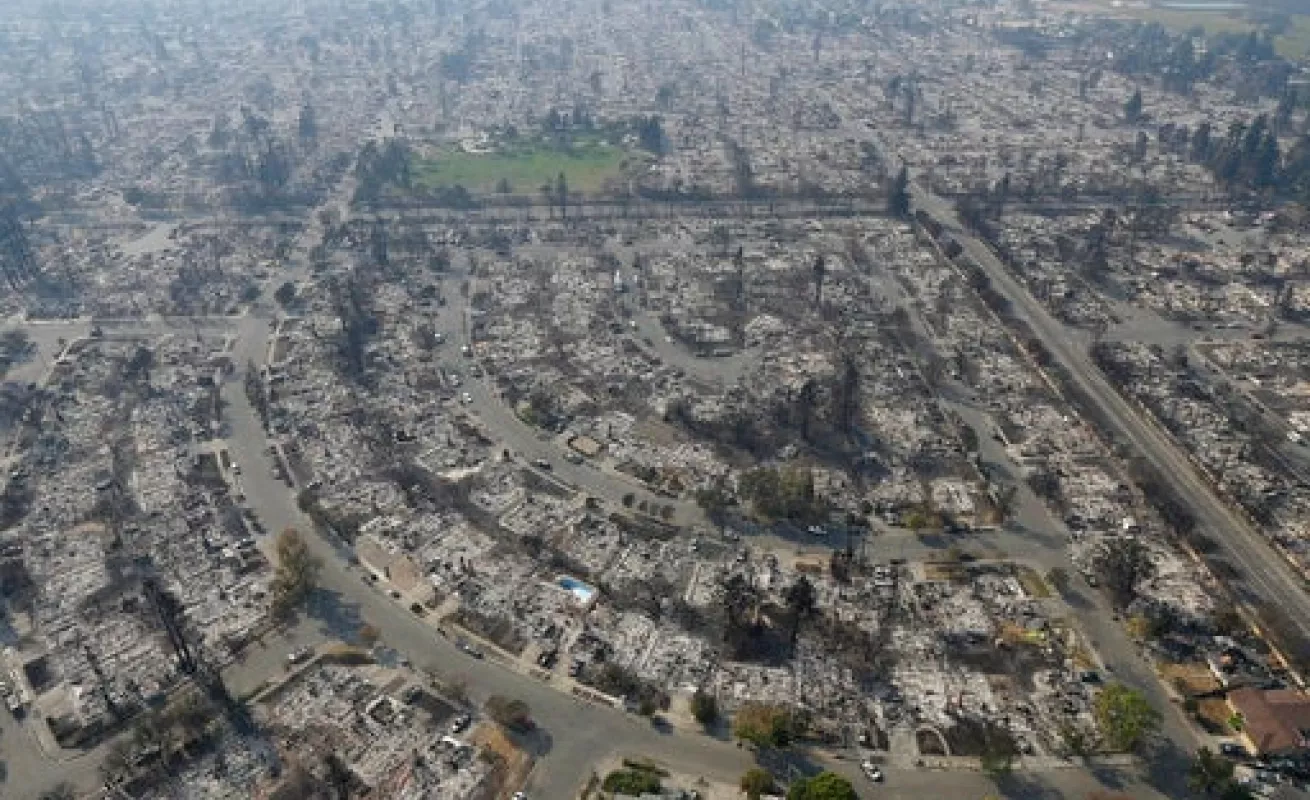 #GaleriaCri Impresionante devastación en California tras incendios