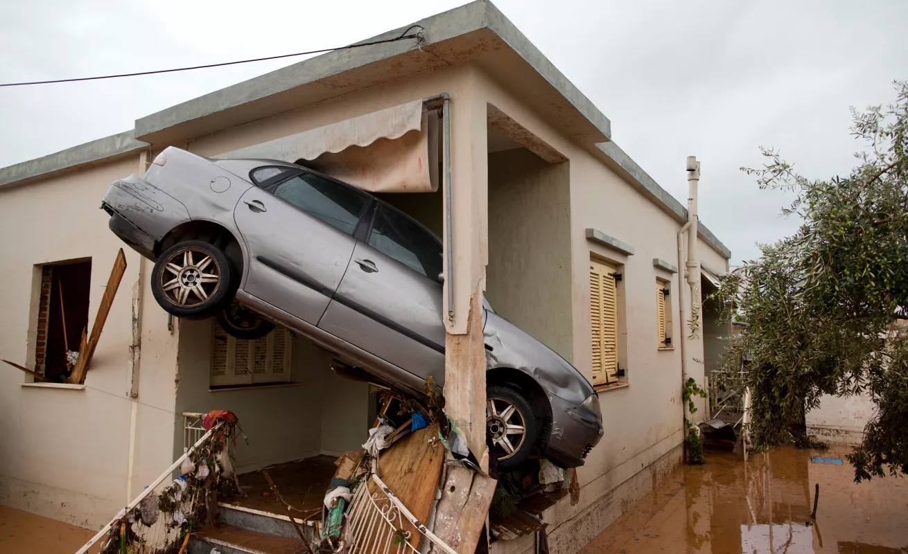 #GaleriaCri Grecia bajo el agua por torrenciales aguaceros