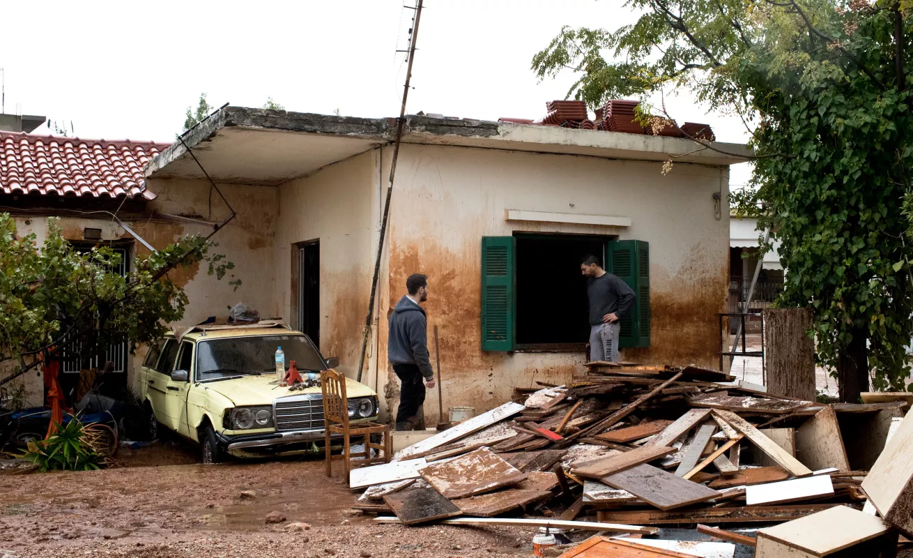 #GaleriaCri Grecia bajo el agua por torrenciales aguaceros