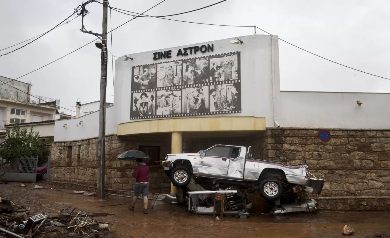 #GaleriaCri Grecia bajo el agua por torrenciales aguaceros