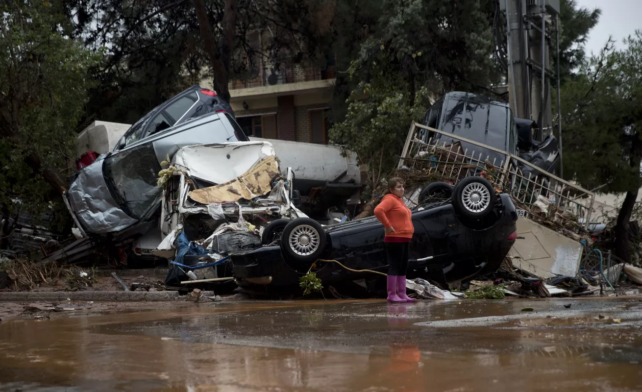 #GaleriaCri Grecia bajo el agua por torrenciales aguaceros