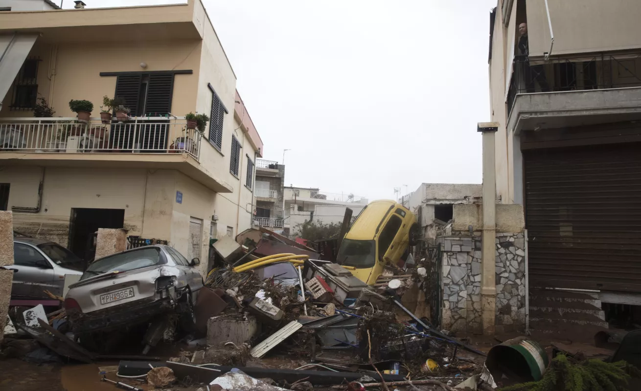 #GaleriaCri Grecia bajo el agua por torrenciales aguaceros