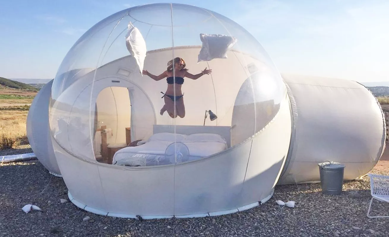 #GaleriaCri  Disfrutando de las "habitaciones burbuja"