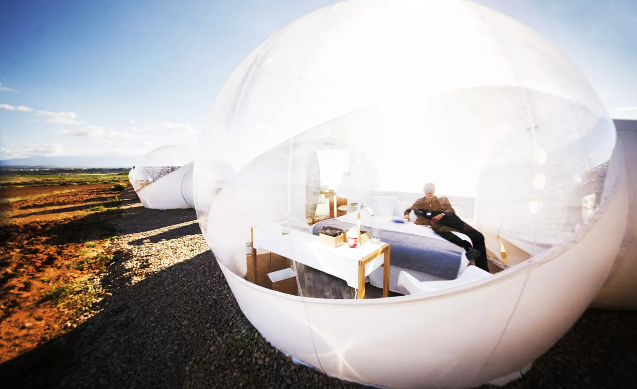 #GaleriaCri  Disfrutando de las "habitaciones burbuja"