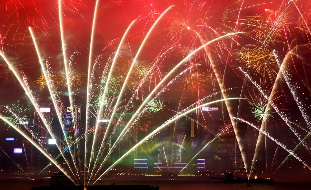 #GaleriaCri Así recibieron el año nuevo algunos países 