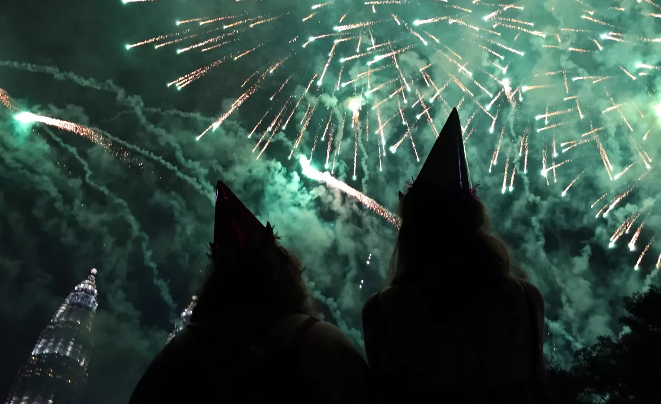 #GaleriaCri Así recibieron el año nuevo algunos países 