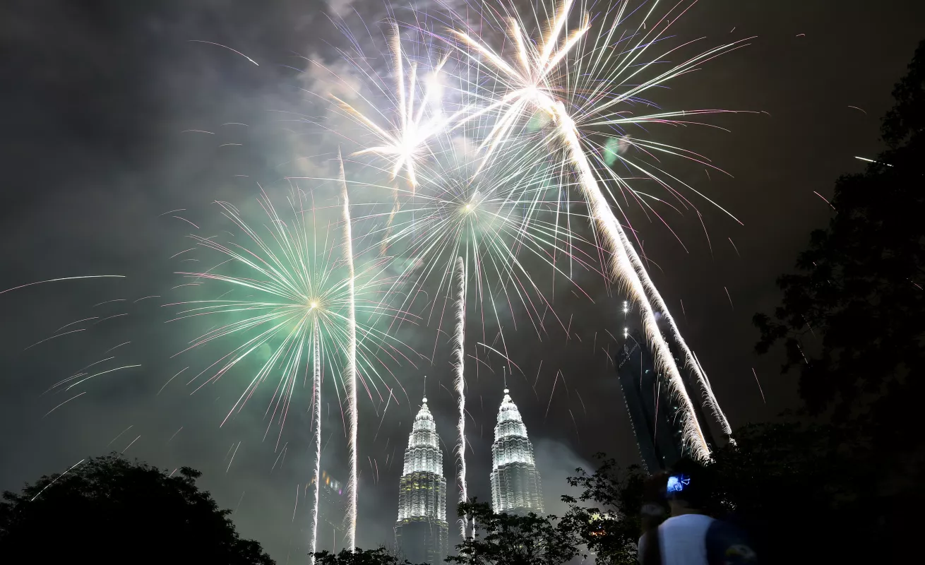 #GaleriaCri Así recibieron el año nuevo algunos países 